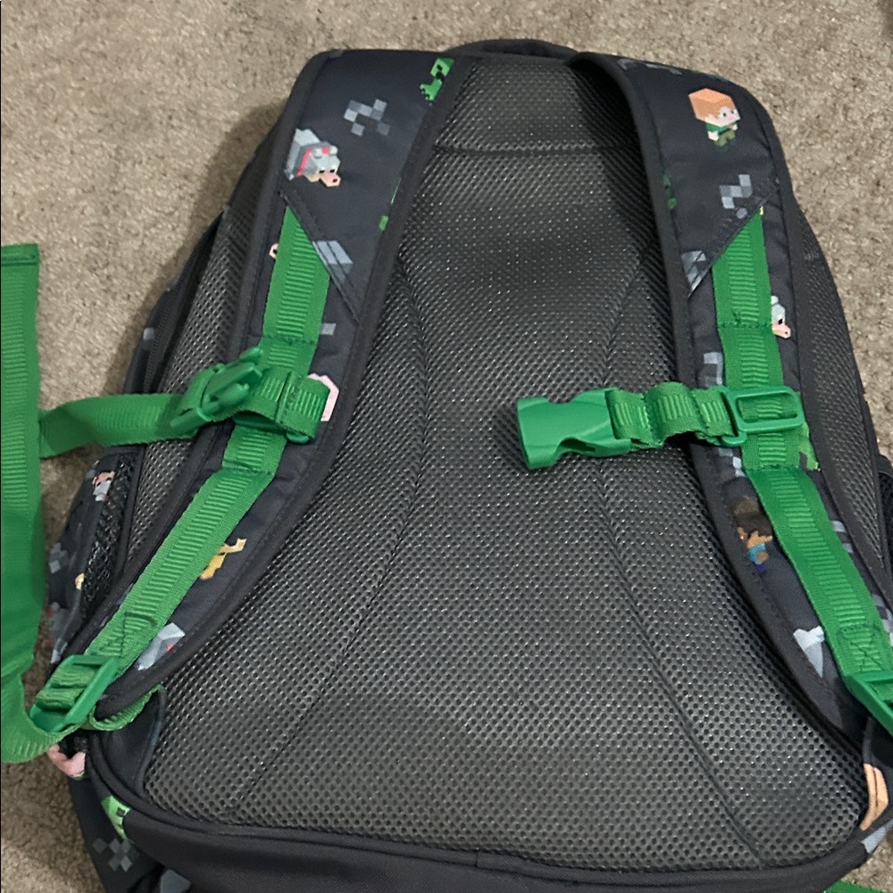 Pottery Barn Kids Gaming Backpack - Gray and Green - Picture 4 of 5